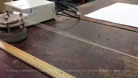 Waves in a ripple tank and string Required practical