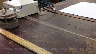Waves in a ripple tank and string Required practical
