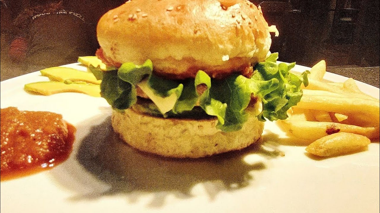 Chicken Salsa Burger YouTube