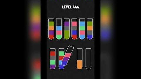 Water sort puzzle level 444