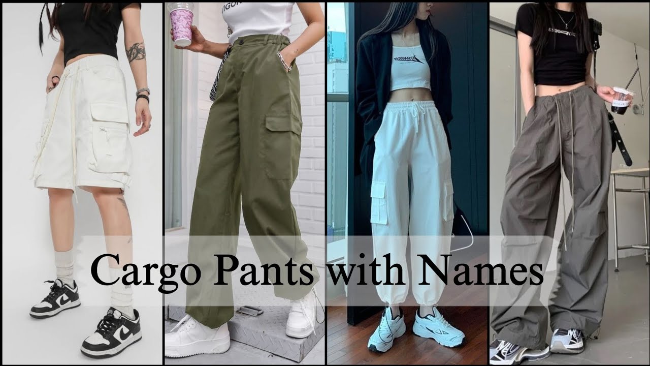 Types of Cargo Pants with Names 🥑🎀 | Cargo Pants for Girls & Women with Names | The Queen of Fashion
