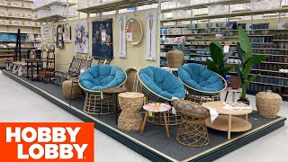 HOBBY LOBBY SHOP WITH ME FURNITURE CHAIRS TABLES DINNERWARE HOME DECOR SHOPPING STORE WALK THROUGH