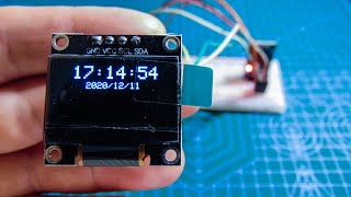 Ардуино часы (arduino,DS3231,display oled 128x64 0.96 i2c SSD1306)