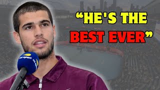 Carlos Alcaraz Reveals the 5 Tennis Players He Admires Most