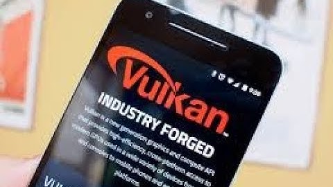 Vulkan api for Redmi Note 4