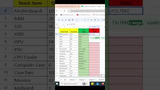 Stock Entry in MS Excel 🔥 | Inventory Management Trick in 30 Seconds #excel #learnexcel #exceltips