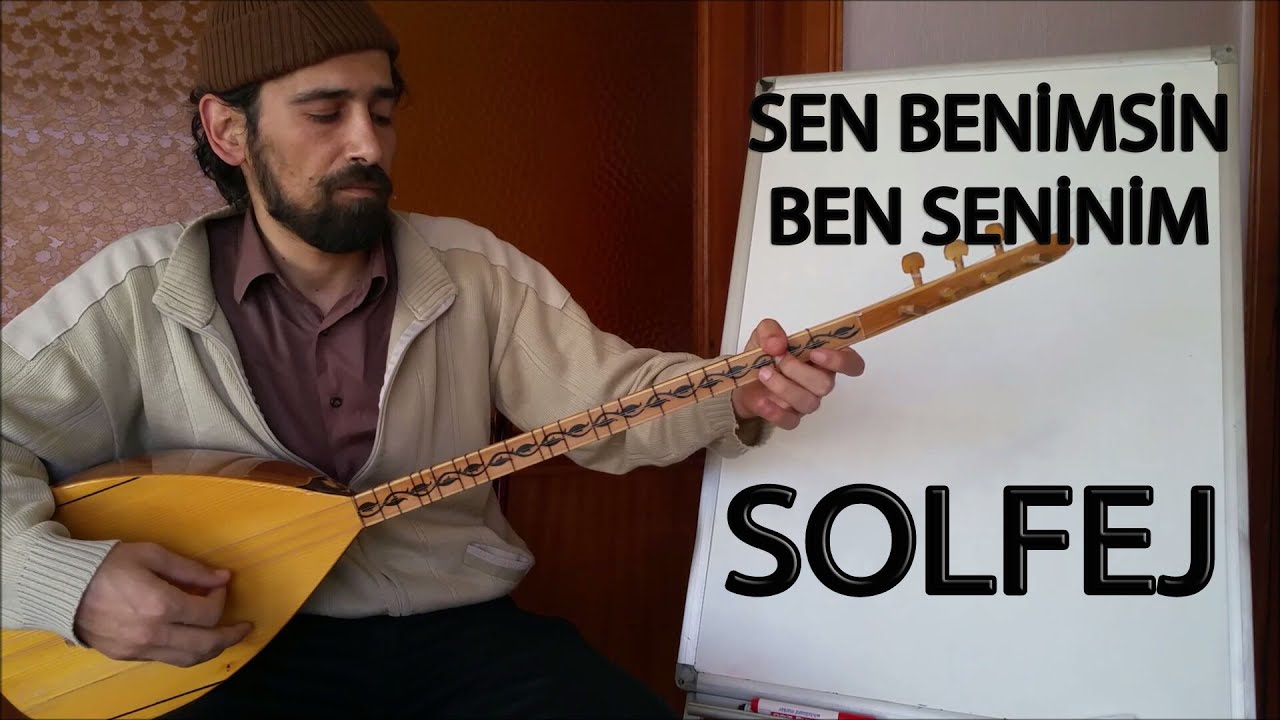 Sen Benimsin Ben Seninim Uzun Sap Bağlama Solfej Dersi - Ahmet SARI