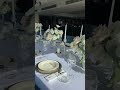 Wedding dinner flowers &amp; decor in Tiflis Veranda | Оформление свадебного ужина в Тбилиси