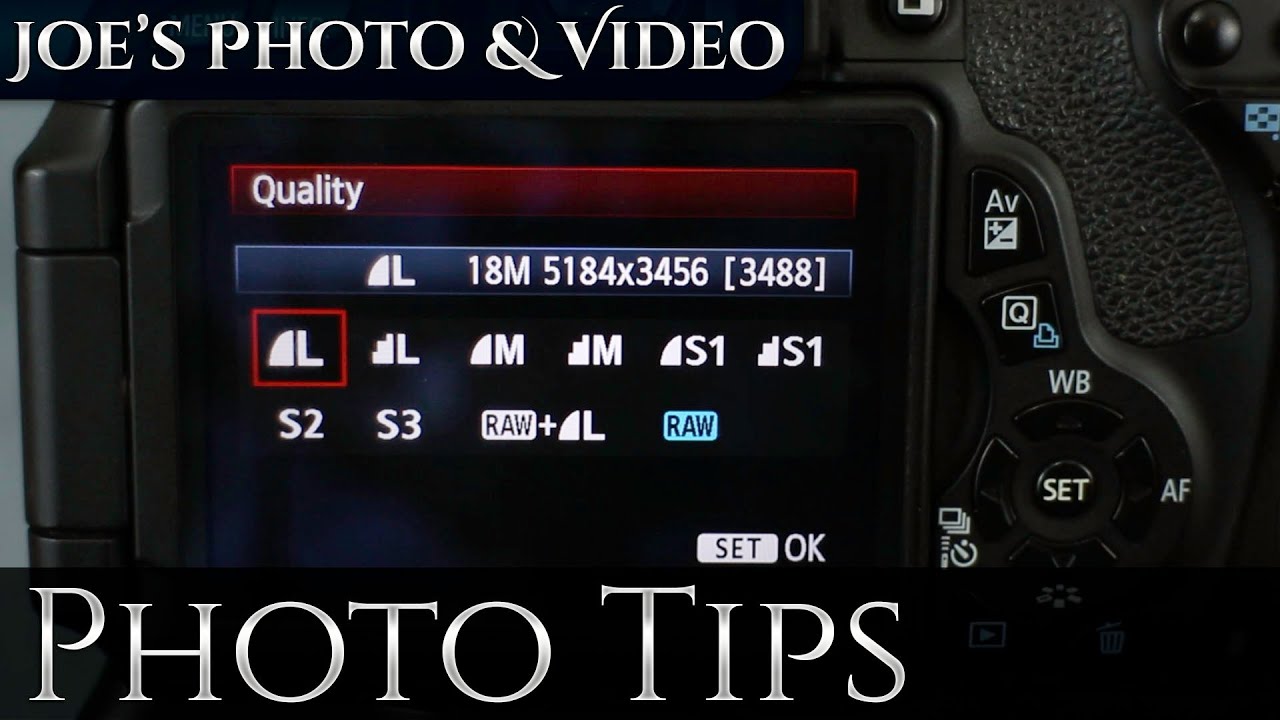 How To Switch Between RAW & Jpeg On A Canon DSLR | Photography Tips