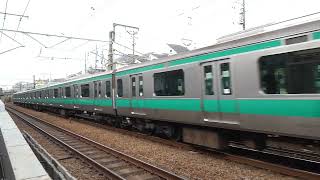 【フルHD】JR埼京線E233系(7000番台) 通過シーン 1