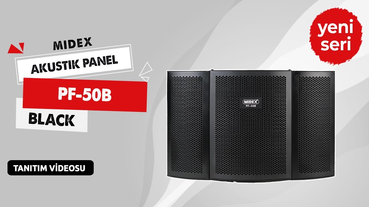 Midex PF-50B Mikrofon Akustik Yalıtım Paneli (Ses İzolasyon Paneli