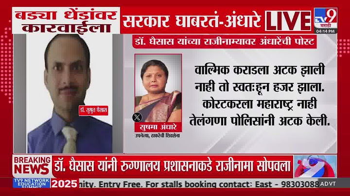 Sushma Andhare | 'बड्या धेंडांवर कारवाईला सराकर घाबरतं', सुषमा अंधारेंची टीका