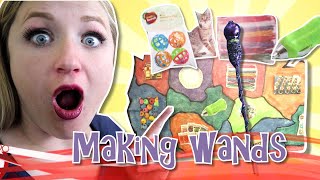 Throwing a Dart at a Map and Making the Wand it Lands On! DIY Dart Map Challenge / Becca Beach