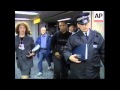 UK: LONDON HEATHROW: ARRIVAL OF BOXER MIKE TYSON (2)