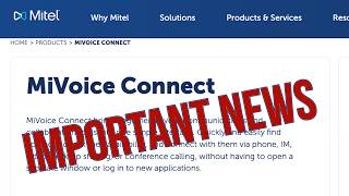 Partners Technology — Mitel MiVoice Connect & ShoreTel Connect End-of-Life — You Have Options