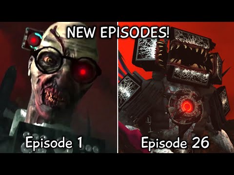 Skibidi Toilet Zombie Universe 1 - 26 All Episodes (60 FPS REMASTERED) Upgraded Titans (Episode 27?)