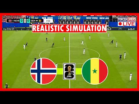 Norway vs Senegal | World Cup 2026 | eFootball PES 2021 Simulation