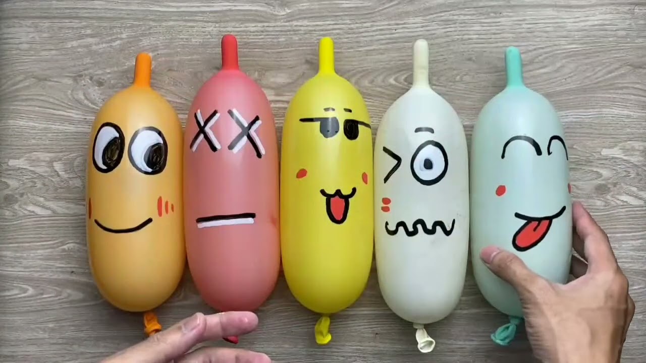 Making Slime With Funny Balloons ! Satisfying Relaxing Slime Video ! 