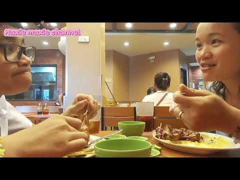 After my son's interview I treated him at Mang INASAL for lunch