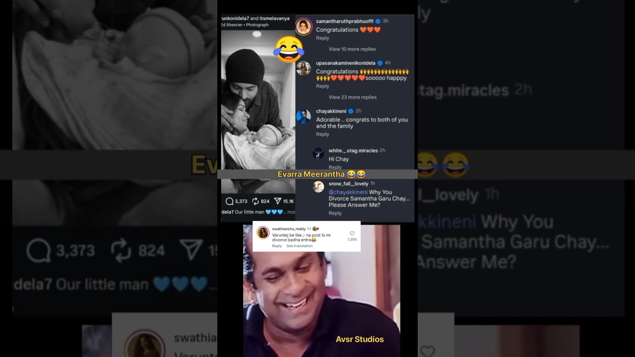 Samantha // Varuntej // lavanya tripathi // Nagachaitanya // Mirai movie // memes 