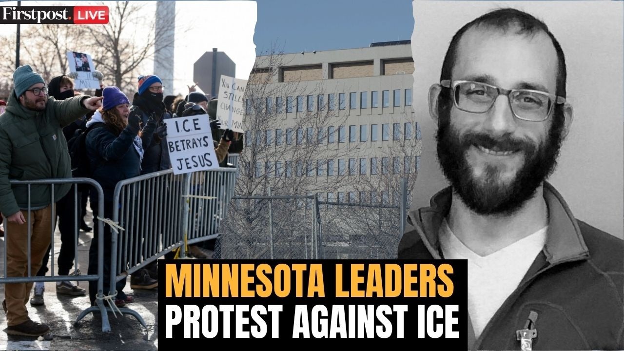 Minnesota LIVE: Leaders Protest Outside Federal Building Over Minneapolis ICE Shooting | Firstpost
