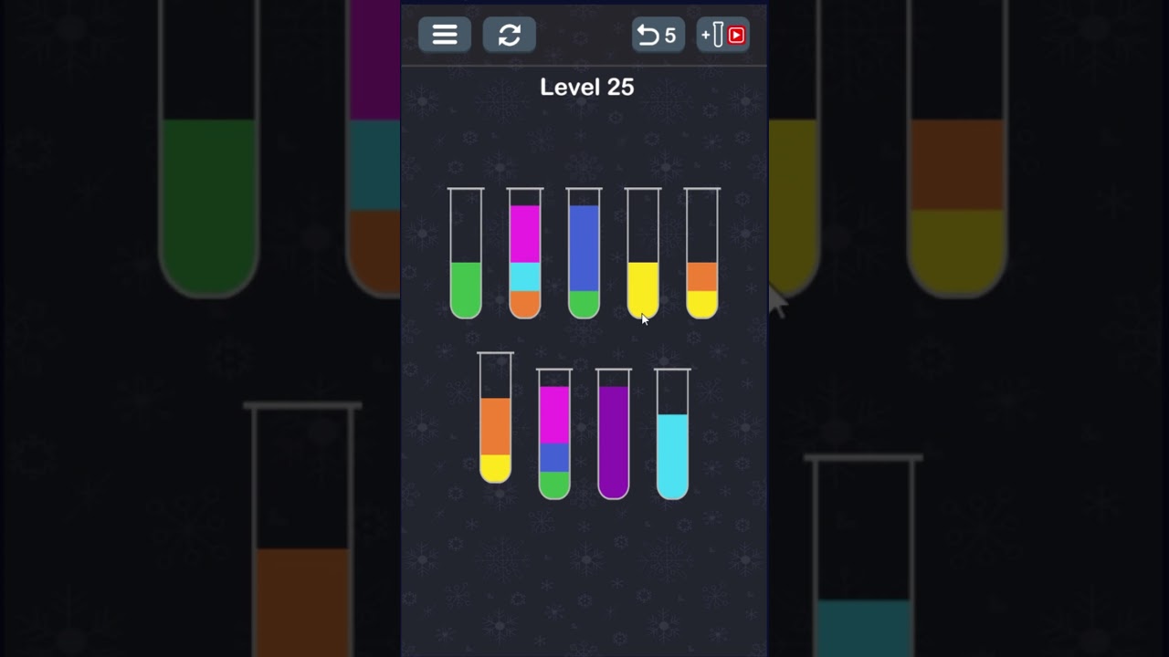 Water Sort Puzzle Game Level 25 