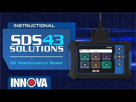 Innova SDS43 | Oil Maintenance Reset