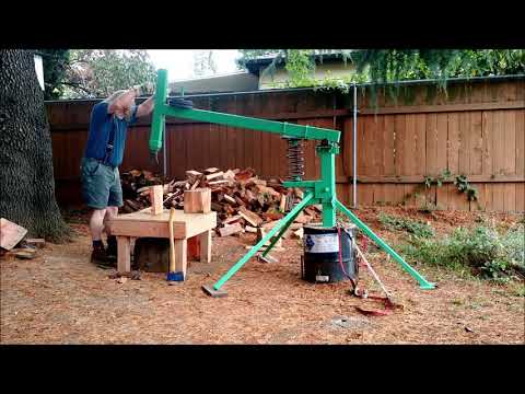 Wideo: Hydrauliczna łuparka Do Drewna (33 Zdjęcia): Pionowe Urządzenie Do łupania Drewna Opałowego, Charakterystyka Modelu Przemysłowego