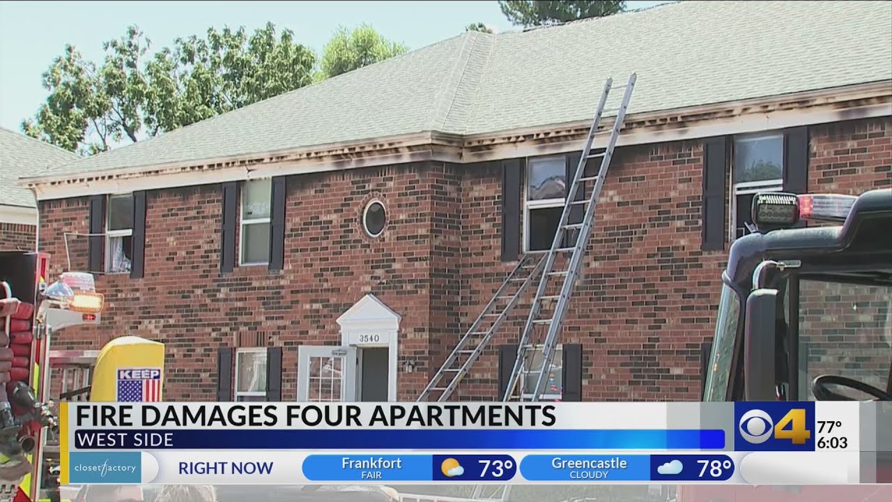 Baby hospitalized after apartment fire on west side of Indianapolis ...