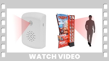 Talking PIR Motion Sensors - Voice recordable with built-in microphone or download custom MP3 files