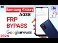 Samsung a03s frp bypass android 13 without pc 2024  samsung a03s frp bypass talkback not working 