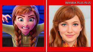 Frozen 2 Characters If They Were in REAL LIFE 2022 ❄️ @Wanna Plus Plus