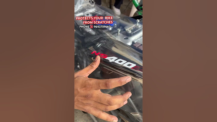 NEW BAJAJ PULSAR NS 400 z  3 layer LAMINATION 100% ORIGINAL PPF #ns400 #3m #lamination #motorcycle
