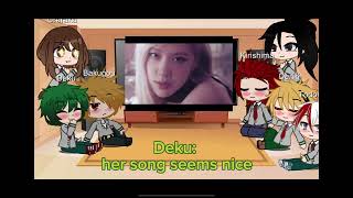 Mha React To Yn As Rosé Ll On The Ground Ll