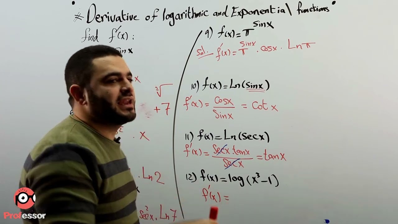 3 9 Derivative of Exp  and logarithmic