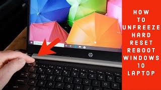 How to Unfreeze Hard Reset Reboot Windows 10 Laptop 2020