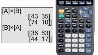 Using the TI-83/84: 8 - Matrices