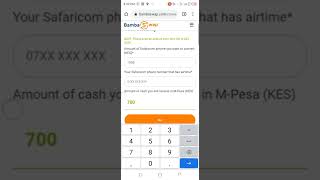 convert your airtime to cash via mpesa instantly screenshot 2