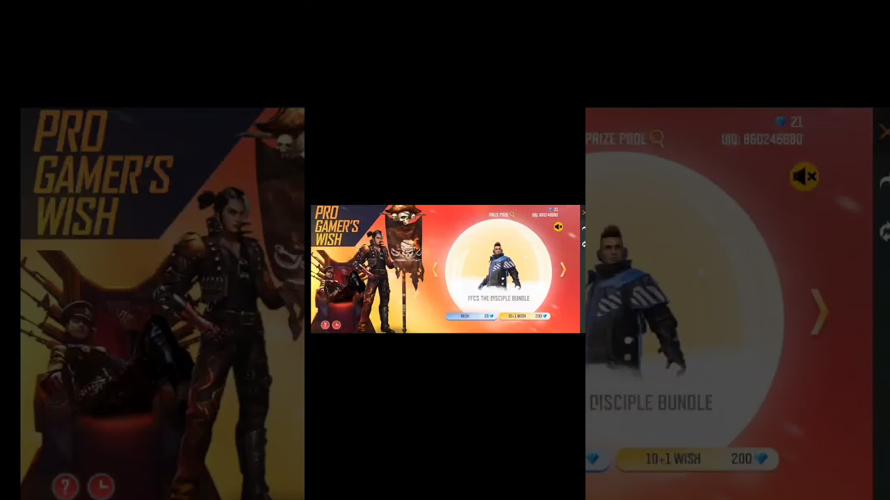 PRO GAMER'S WISH NEW EVENT | IN  GARENA FREE FIRE