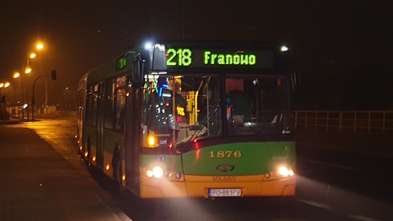 MPK Poznań - linia 218 | Solaris Urbino 18 III #1876