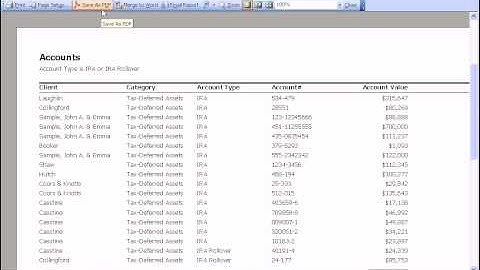 Ad hoc reporting in ProTracker