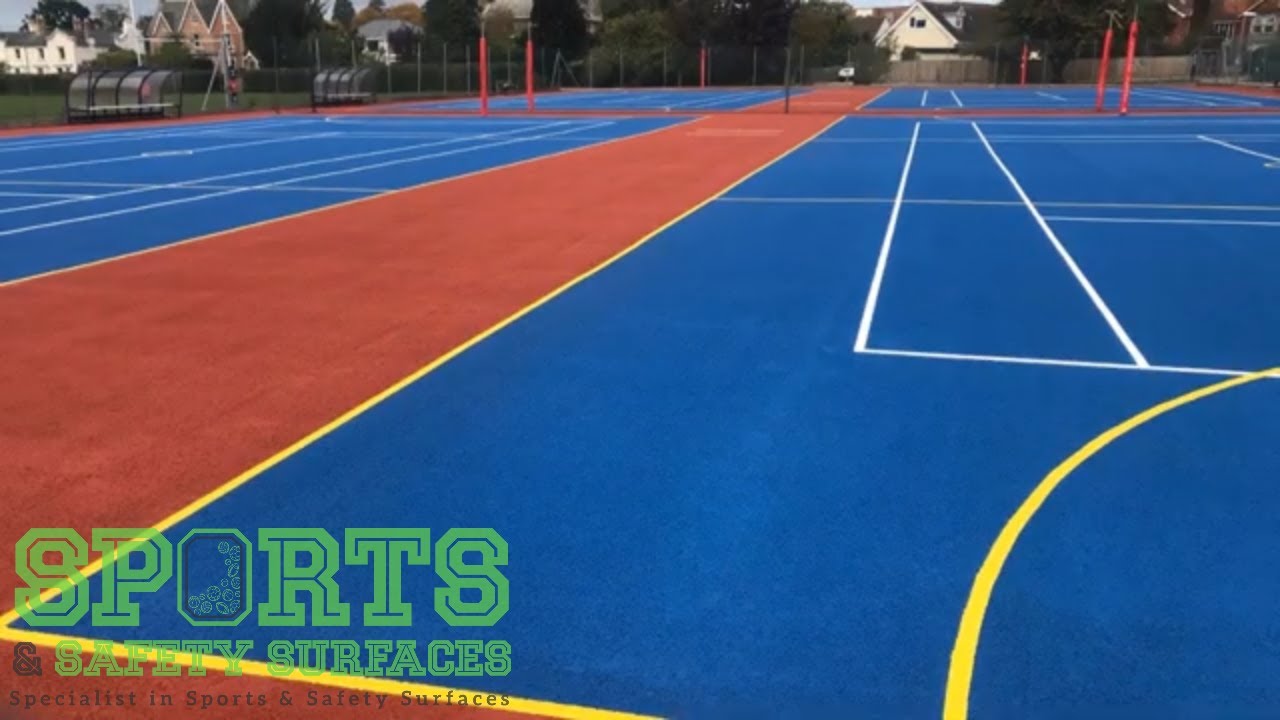 Tennis & Netball Court Maintenance 🎾 Court Painting in Taunton, Somerset 🎾 YouTube