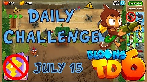 Bloons TD 6 Daily Challenge | Target Practise | No Hero No MK No Powers Used | July 15 2022