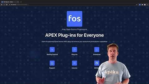 FOS Plug-ins for Oracle APEX