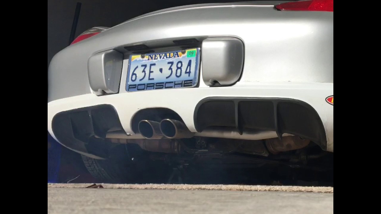 986 Boxster w/ straight pipes cold start. YouTube