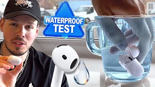 Ultimate AirPods 4 Waterproof Test: Splash, Rain & Underwater! + Giveaway 