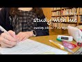 【study with me】2時間ノンストップ💨環境音/no bgm/pencil asmr