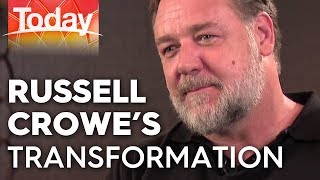 Russell Crowe chats to Richard Wilkins about his latest transformation | Today Show Australia
