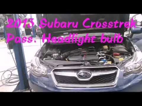 2013 Subaru Crosstrek Headlight Bulb - YouTube