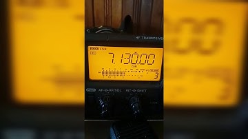 9W2YZI With Homebrew Delta Loop Antena. SWR n QSO Test